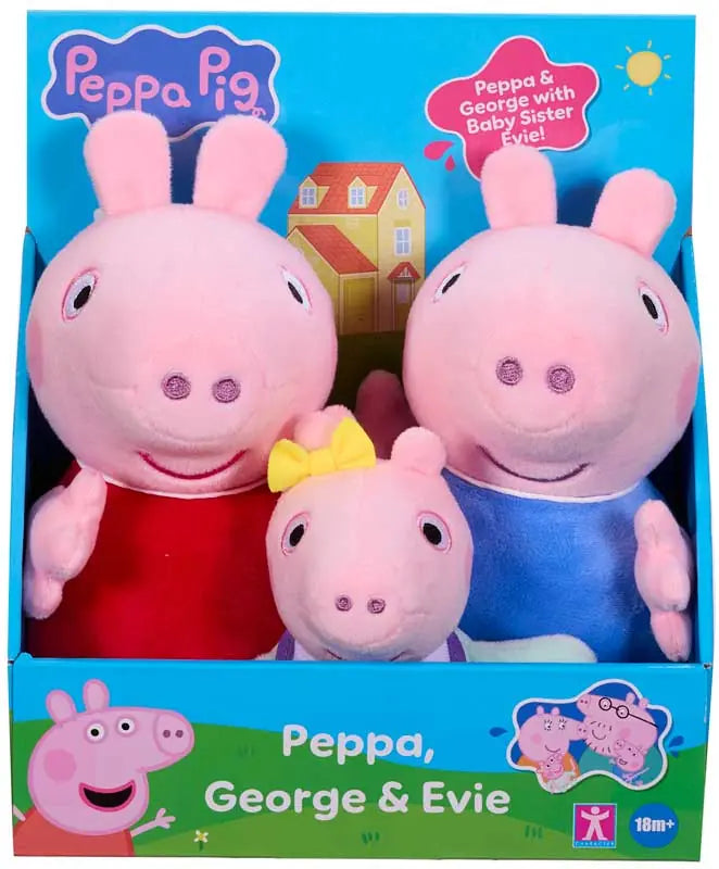 Peppa Pig Peppa, George & Evie