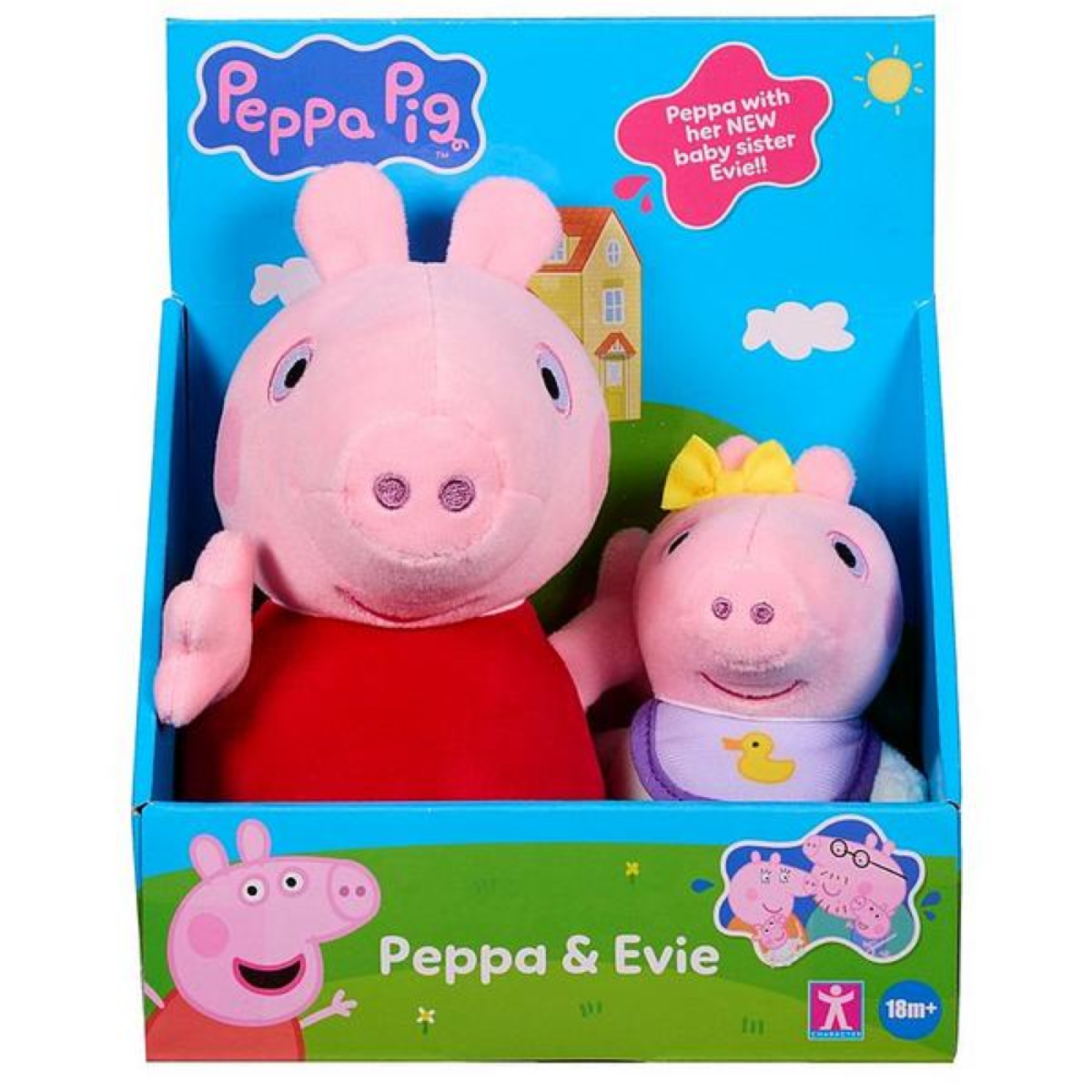 Peppa Pig & Baby 2 Pack Plush