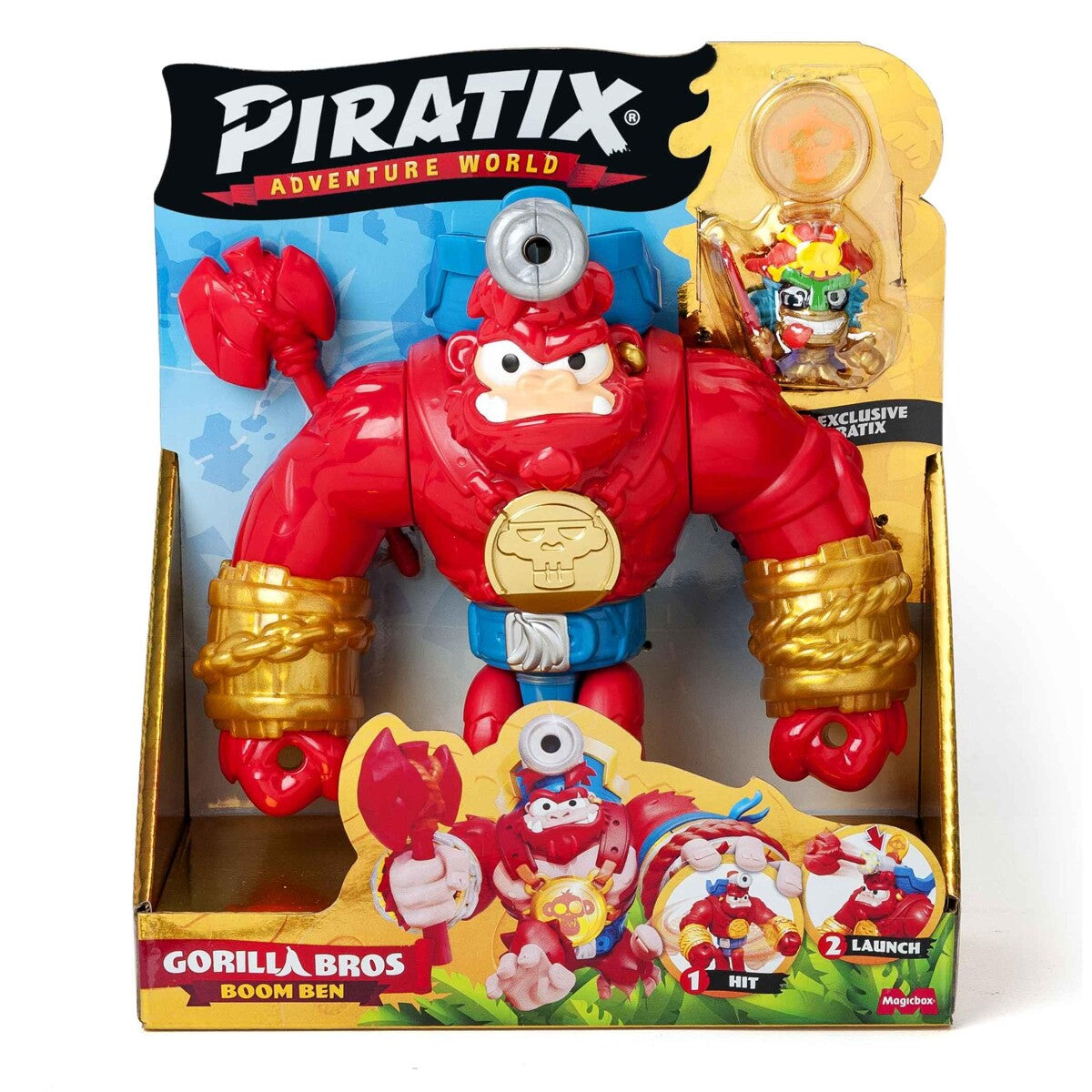 PIRATIX Crazy Jungle Gorilla Brothers Boom Ben