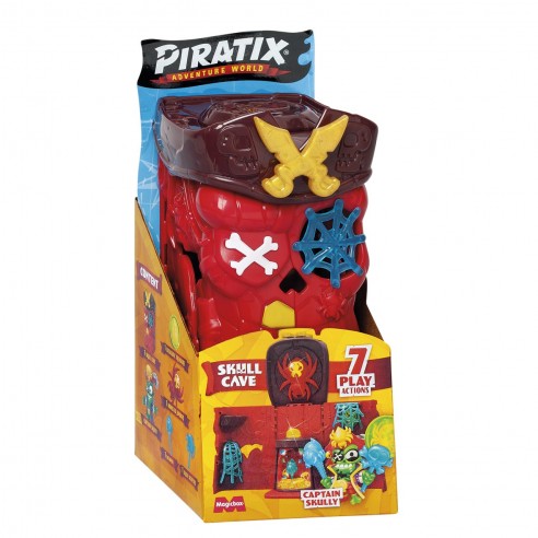 Piratix Secret Cave Skull & Shark Asst