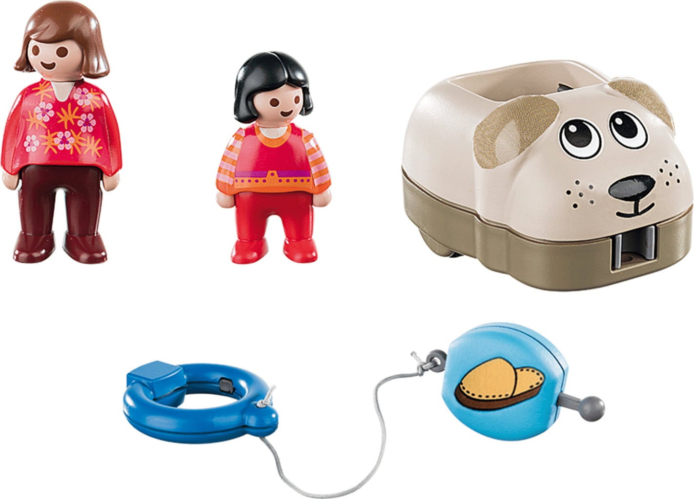 Playmobil 70406 1.2.3 Dog Train Car