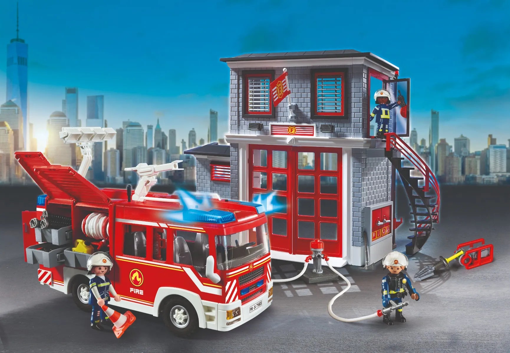 PLAYMOBIL 71603 Fire Rescue Mega Set