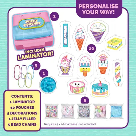 Puffy Pouches Themed Set - Ice Creamery