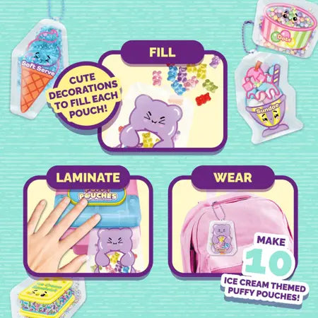 Puffy Pouches Themed Set - Ice Creamery