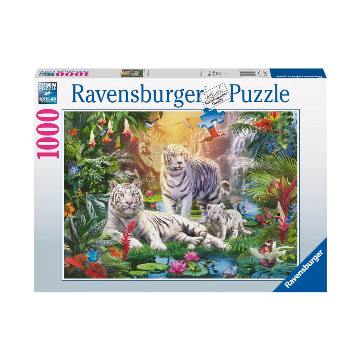 White Tiger Family 1000pc Puzzle