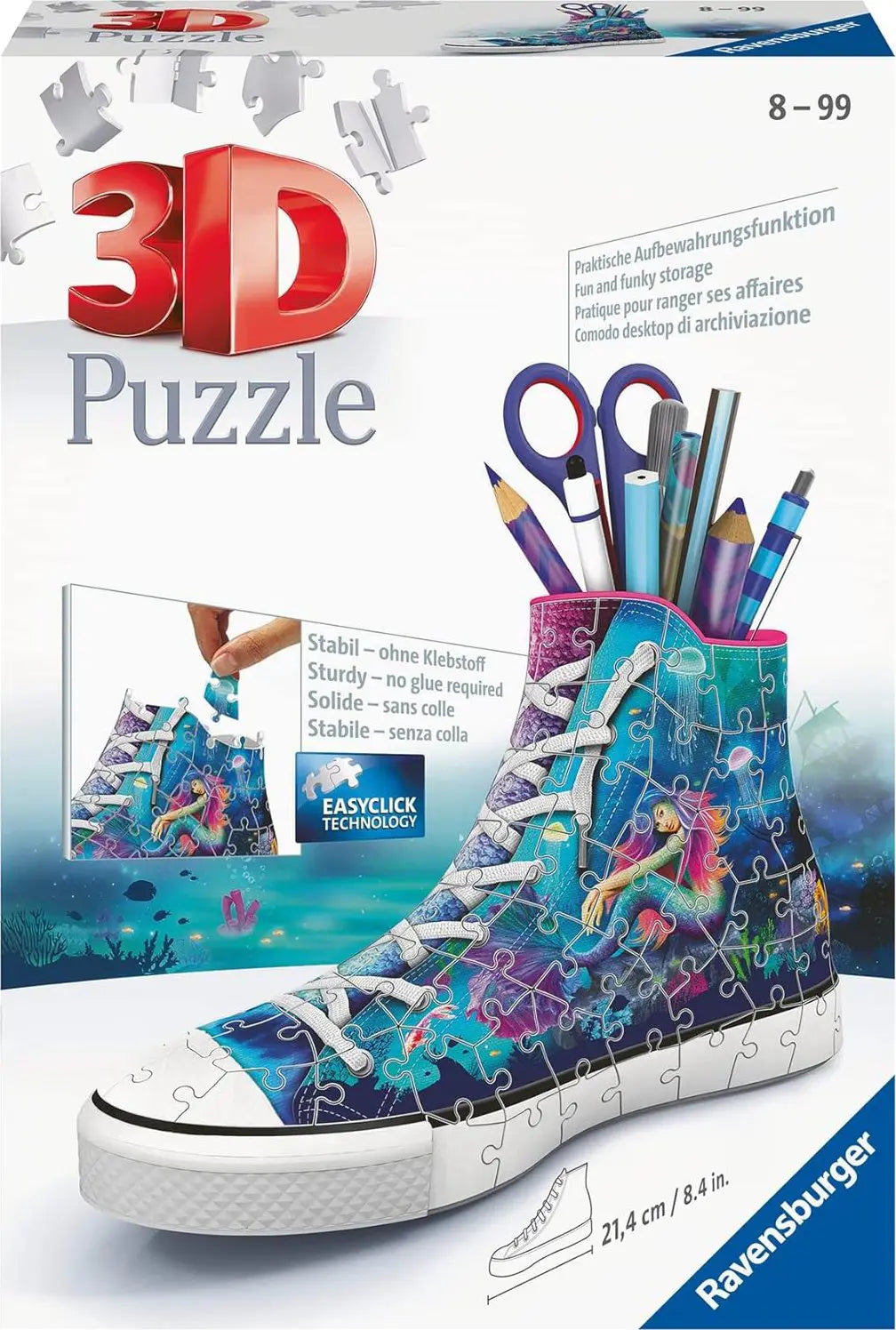 Ravensburger Mermaid Sneaker 108 Piece 3D Jigsaw Puzzle