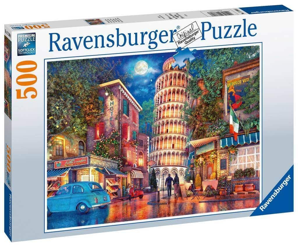 Ravensburger Evening in Pisa 500 Piece Jigsaw Puzzle
