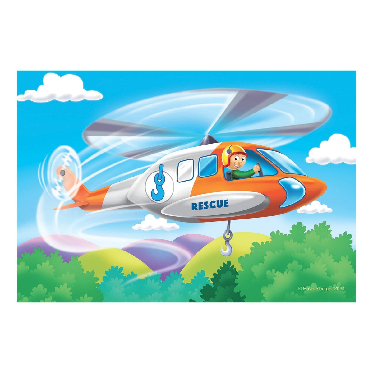 Ravensburger Rescue Vehicles 4 in a box Jigsaw Puzzle