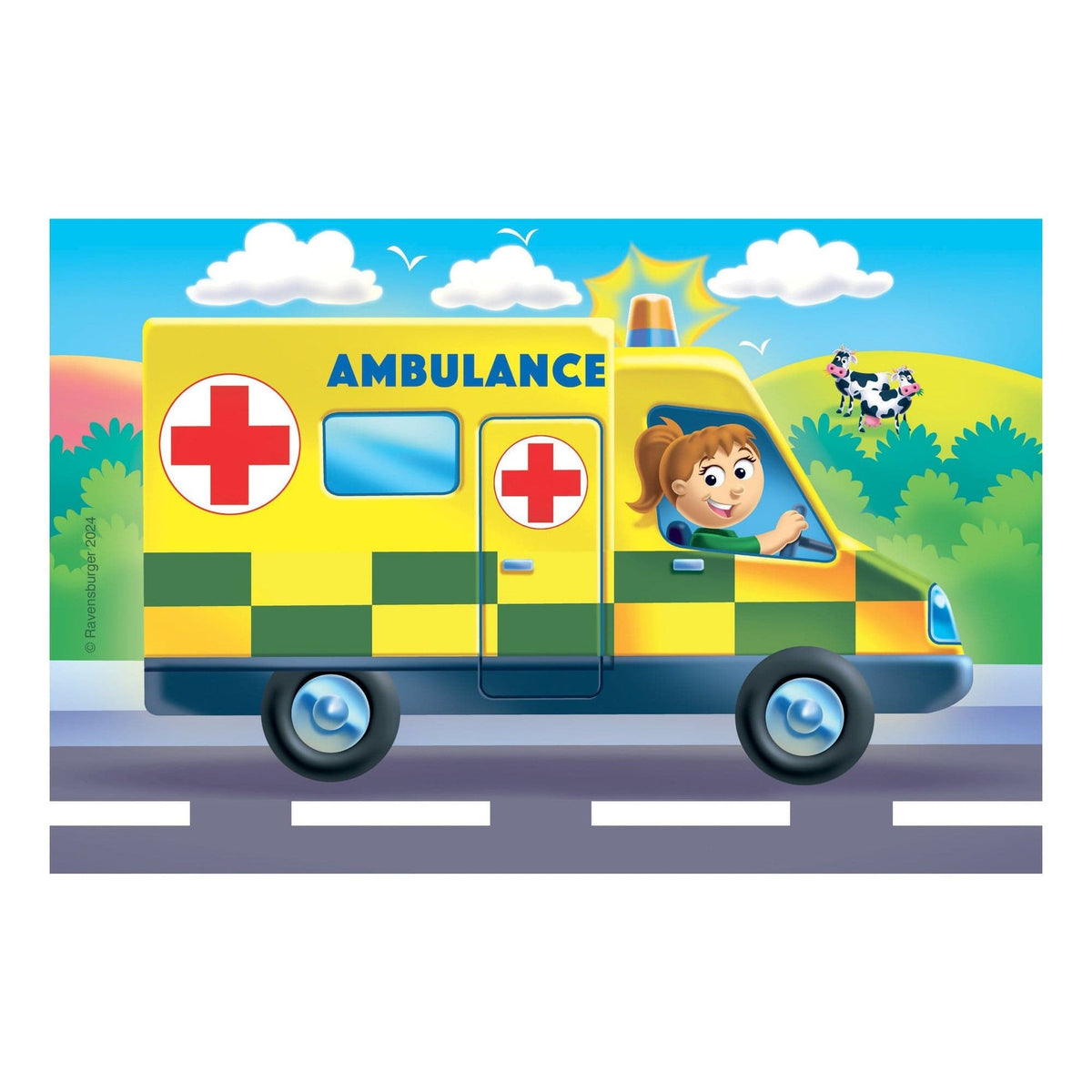 Ravensburger Rescue Vehicles 4 in a box Jigsaw Puzzle