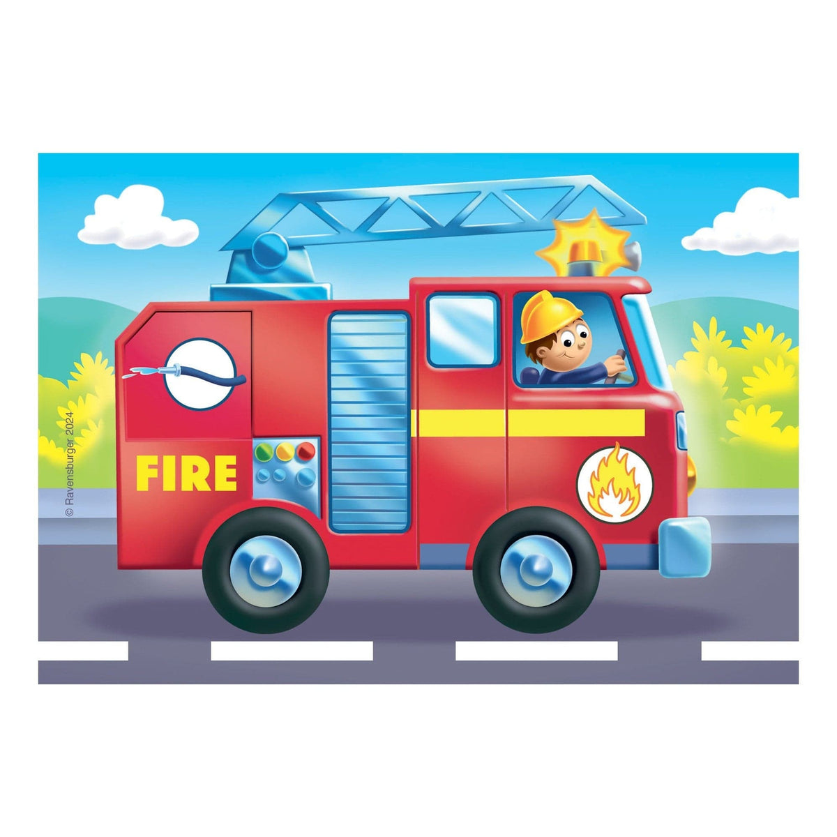 Ravensburger Rescue Vehicles 4 in a box Jigsaw Puzzle