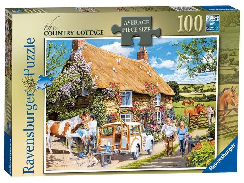 Ravensburger The Country Cottage 100 Piece Jigsaw Puzzle