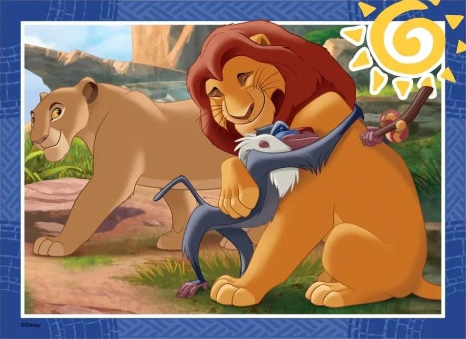 Ravensburger Disney The Lion King 4x42 Piece Puzzle Set