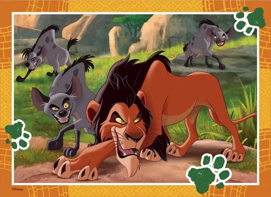 Ravensburger Disney The Lion King 4x42 Piece Puzzle Set