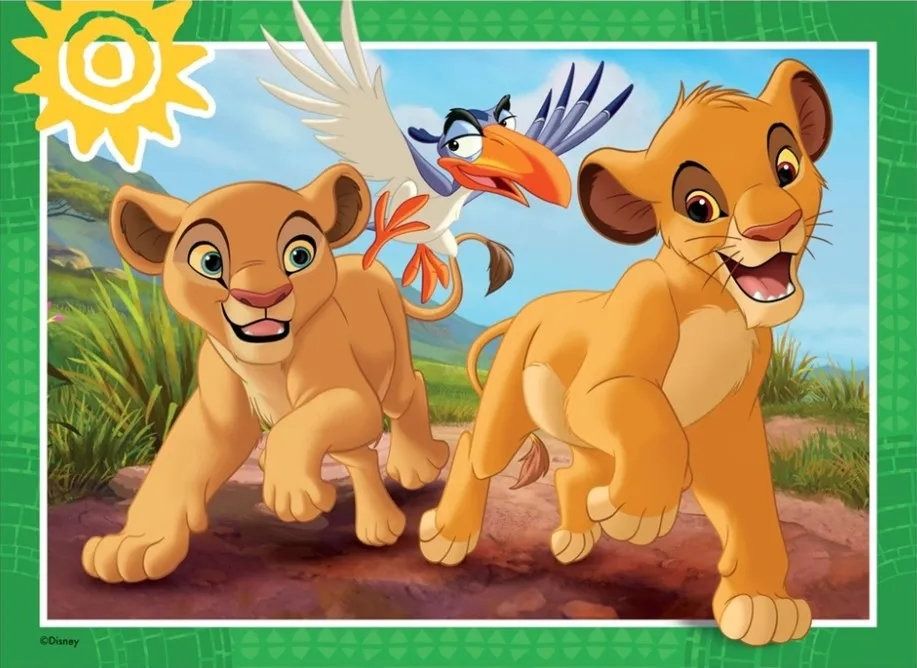 Ravensburger Disney The Lion King 4x42 Piece Puzzle Set