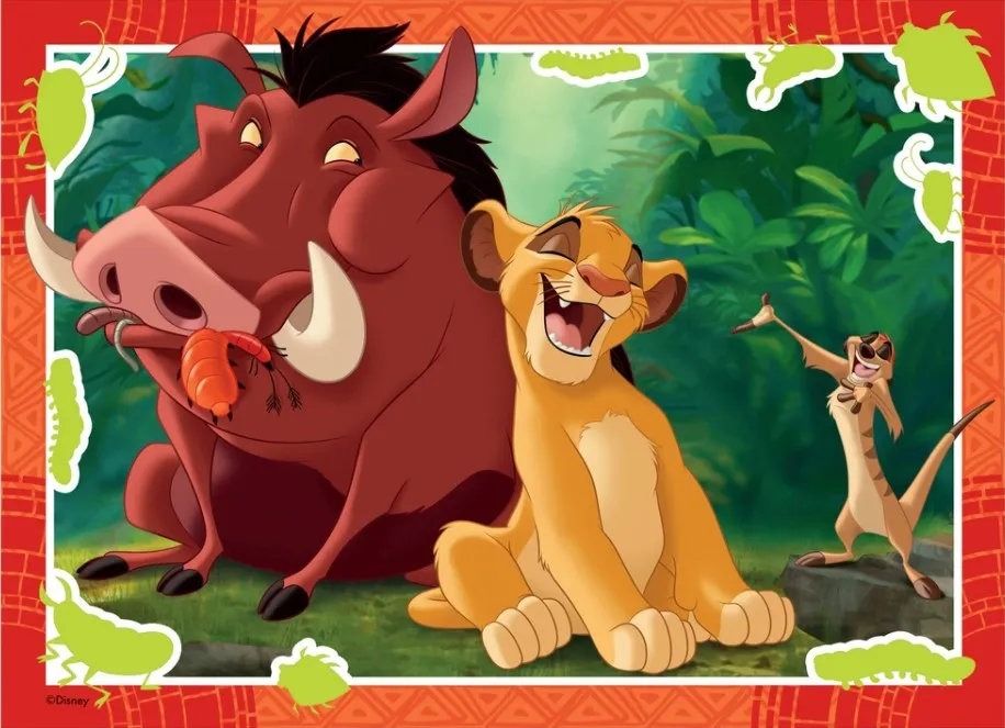 Ravensburger Disney The Lion King 4x42 Piece Puzzle Set