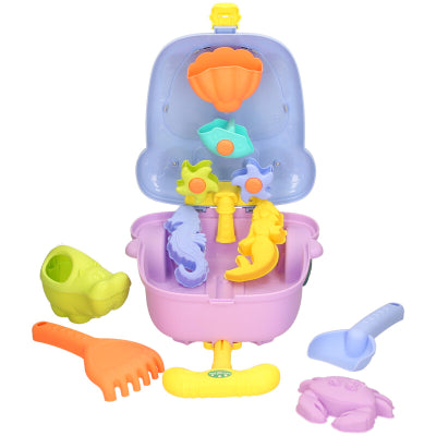 Bath Toy Trolley Case Set Asst