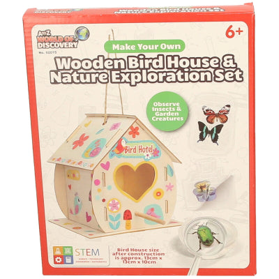 Wooden Bird House Exploration Set