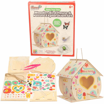 Wooden Bird House Exploration Set