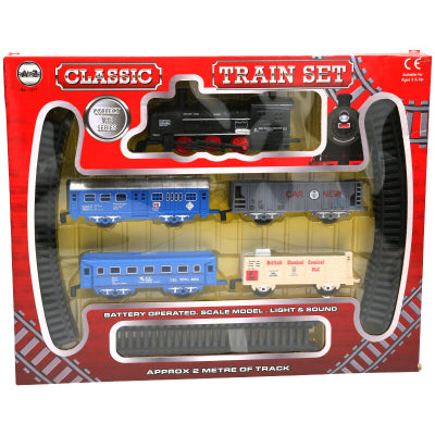 B/O Train Set With 4 Carriages
