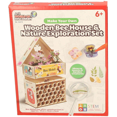 Wooden Bee Hotel Exploration Set