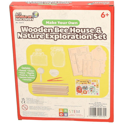 Wooden Bee Hotel Exploration Set