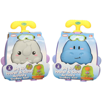 Bath Toy Trolley Case Set Asst