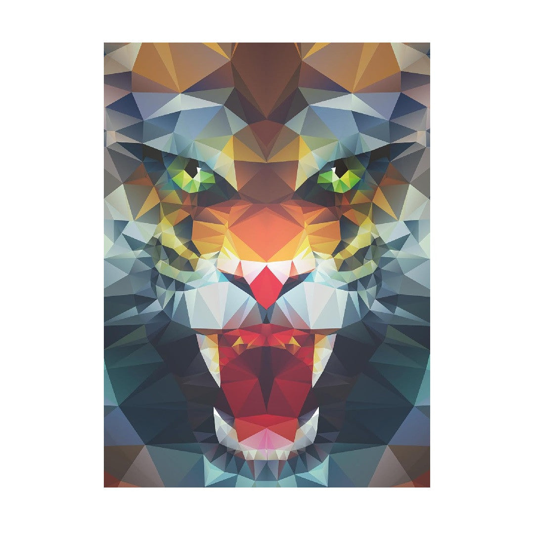 Ravensburger Polygon Lion 500 Piece Jigsaw Puzzle