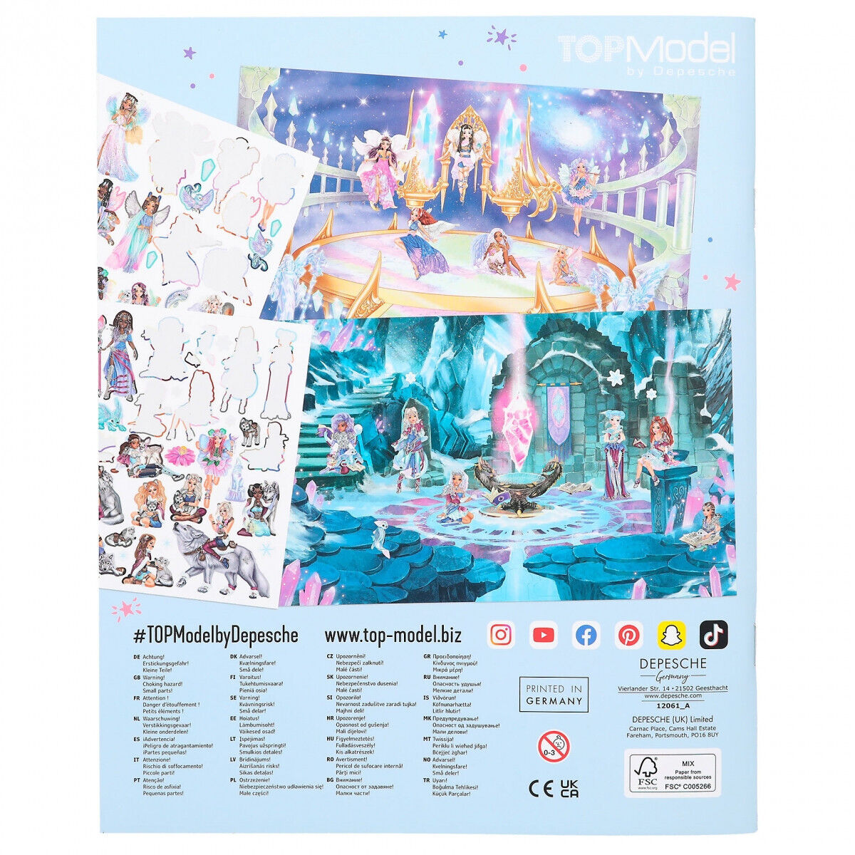 TOPModel Stickerworld Iceworld