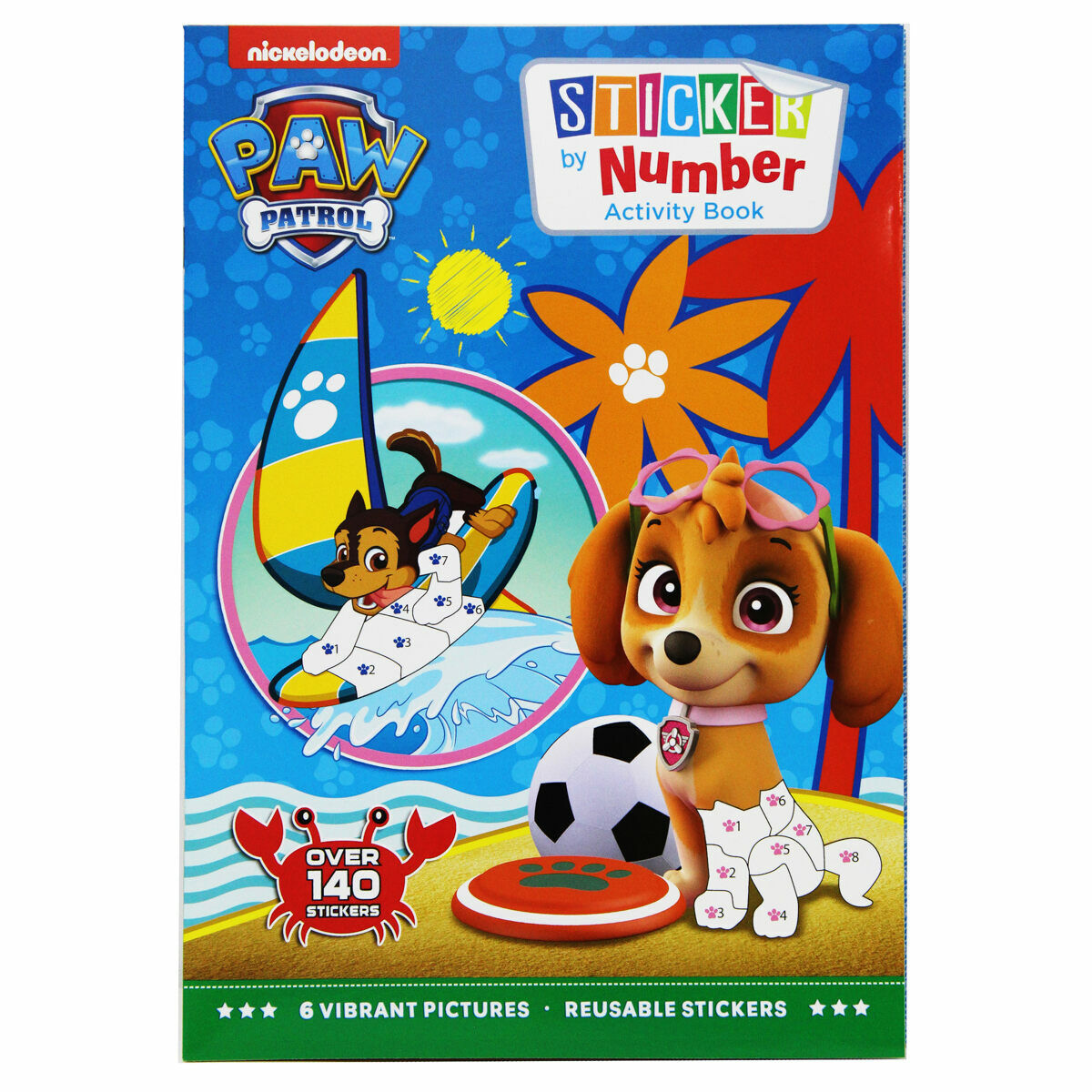 Paw Patrol Sticker by Number Book