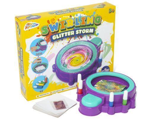 Swirling Glitter Storm