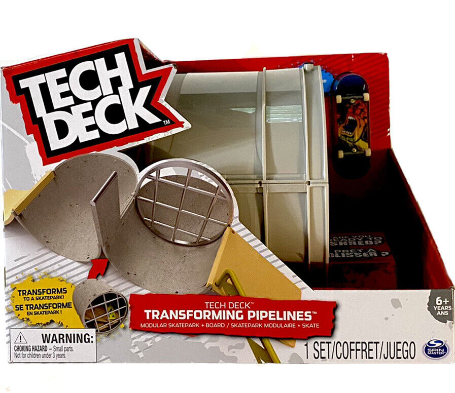 Teck Deck Transforming Pipelines Skate Park