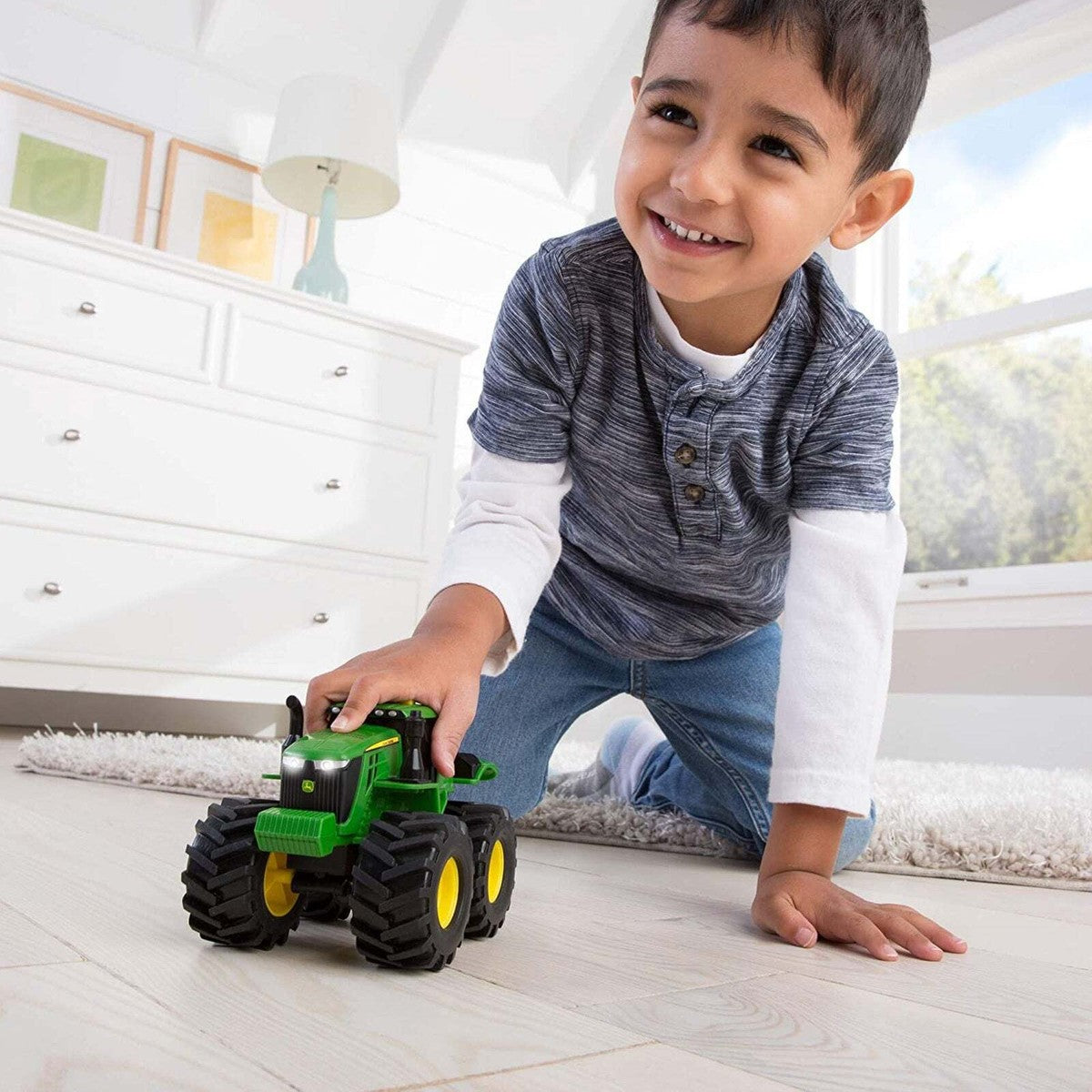 John Deere Monster Treads Lights And Sounds Tractor