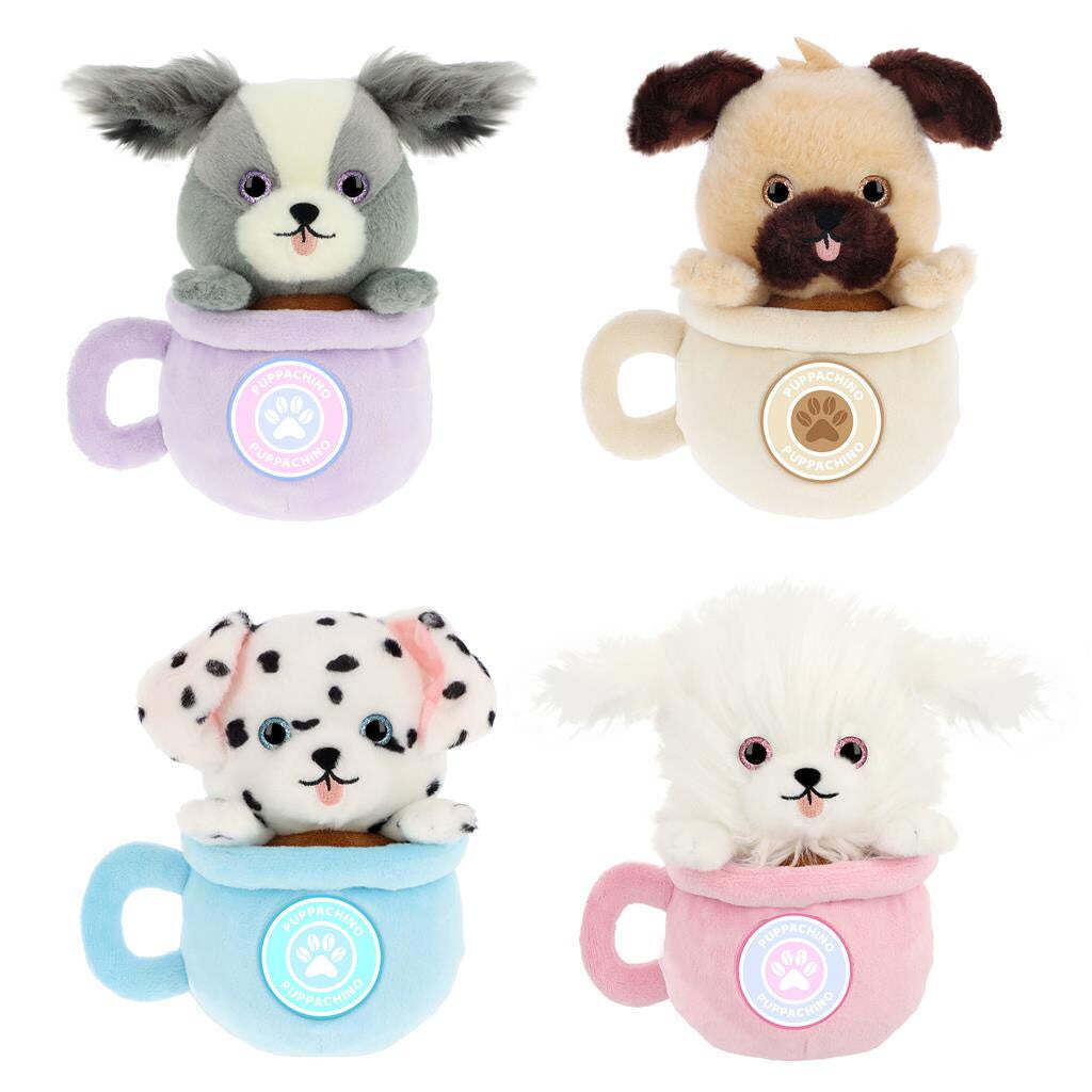 16cm Puppachino 4 Asst