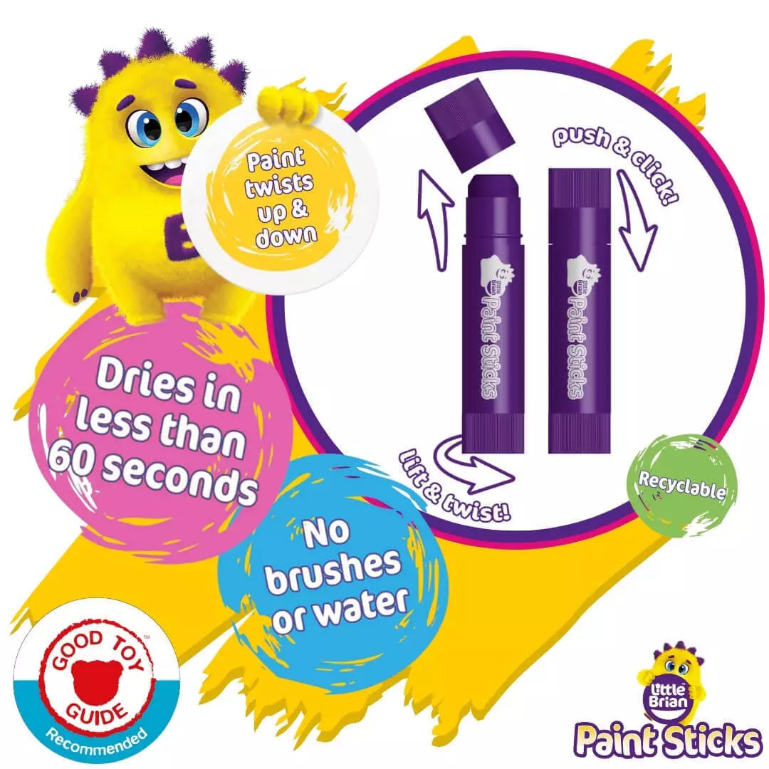 Little Brian Paint Sticks Classic Colours