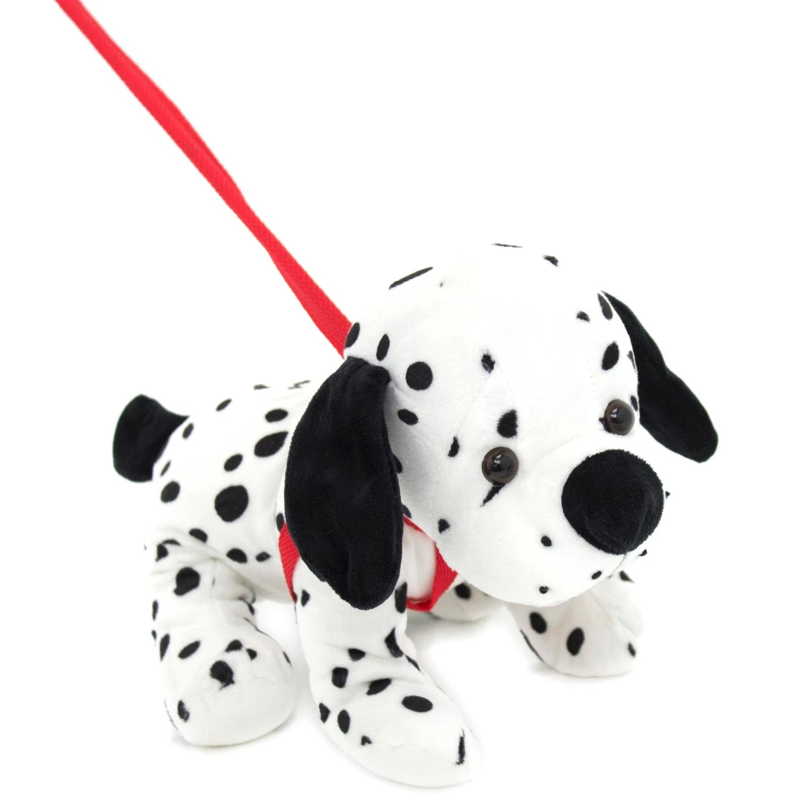 Plush Dalmation On Stiff Lead