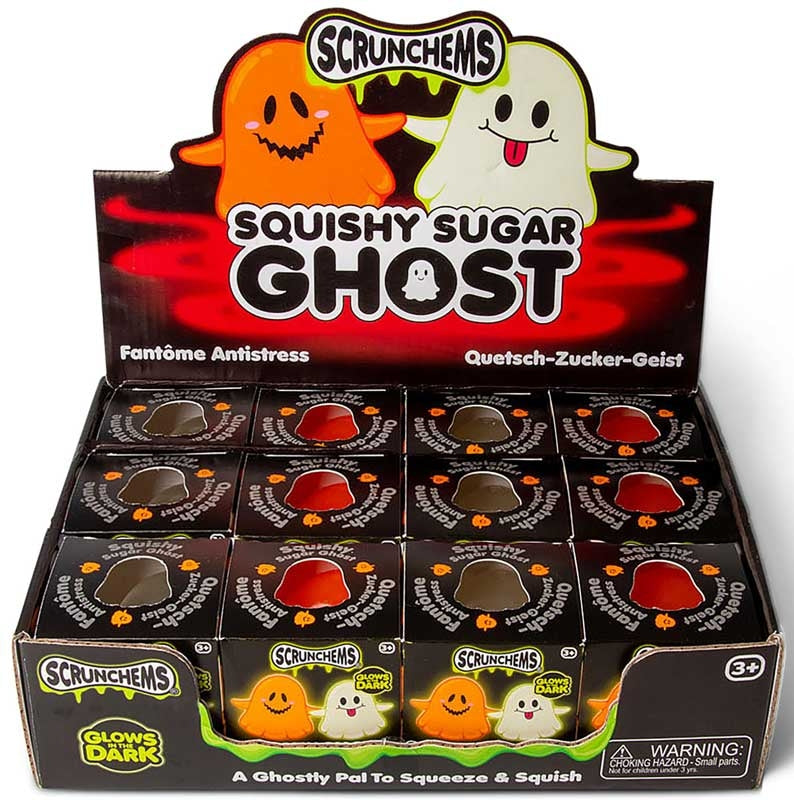 Scrunchems Glow In The Dark Sugar Ghost Asst