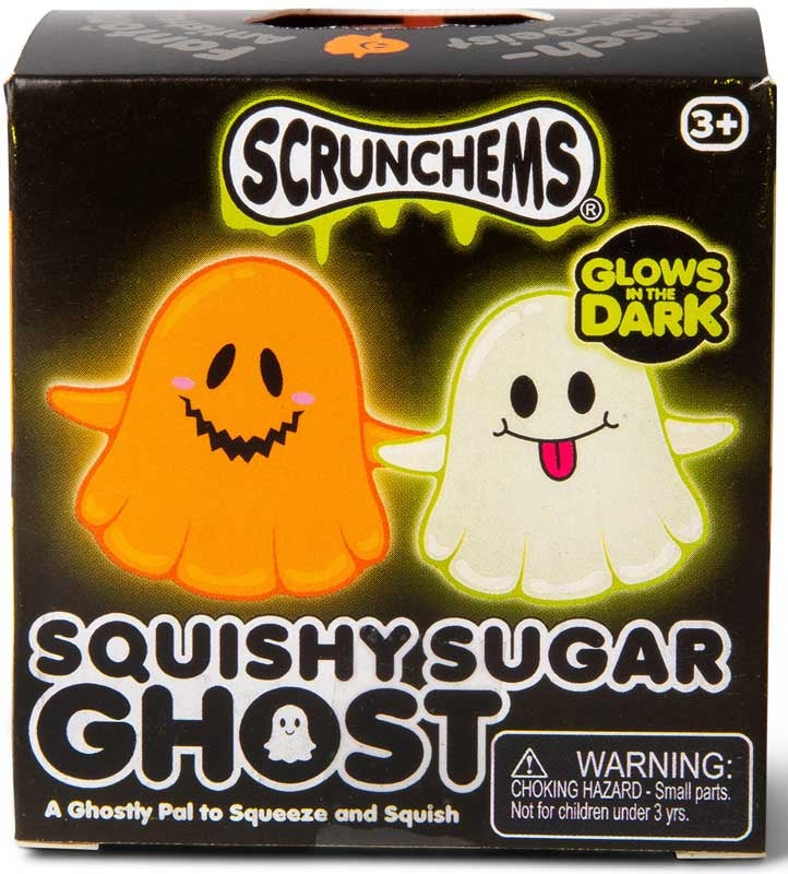 Scrunchems Glow In The Dark Sugar Ghost Asst