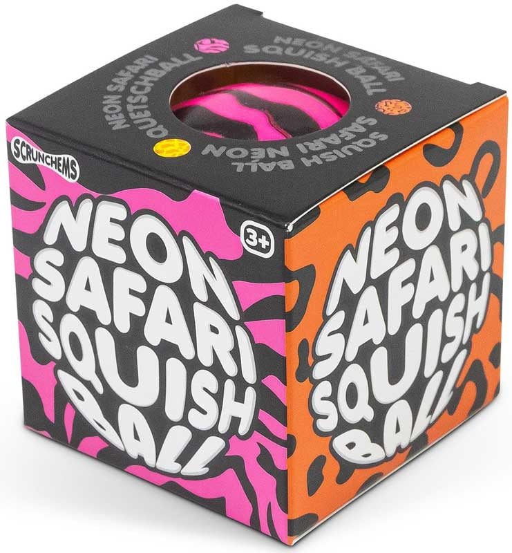 Scrunchems Neon Safari Squish Ball Asst