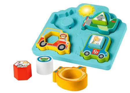 Fisher Price Shapes & Sounds Vehicle Puzzle