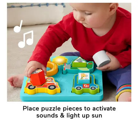 Fisher Price Shapes & Sounds Vehicle Puzzle