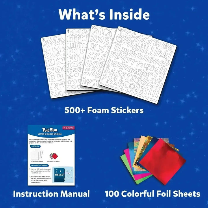 Foil Fun - Letter & Number Stickers