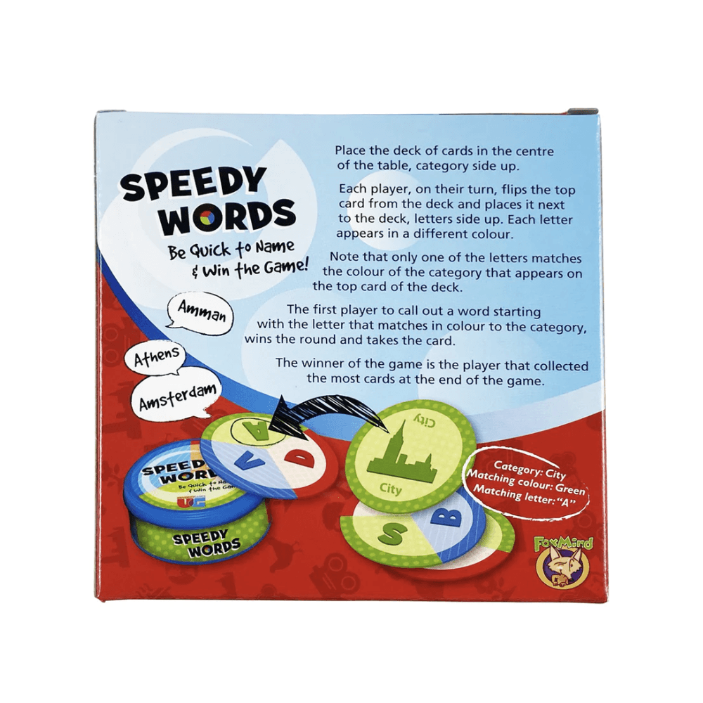 Speedy Words Game