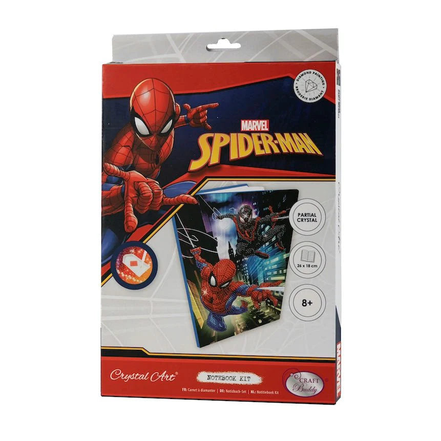 Spiderman Crystal Art Notebook 18x26cm