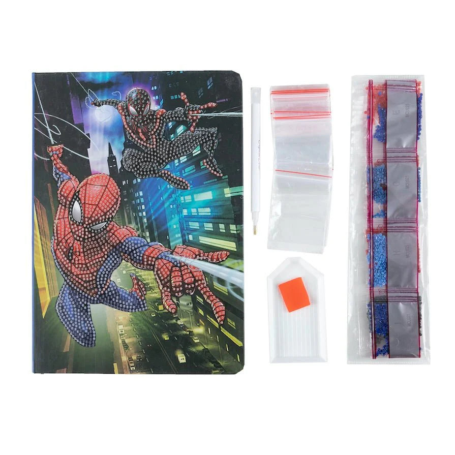 Spiderman Crystal Art Notebook 18x26cm