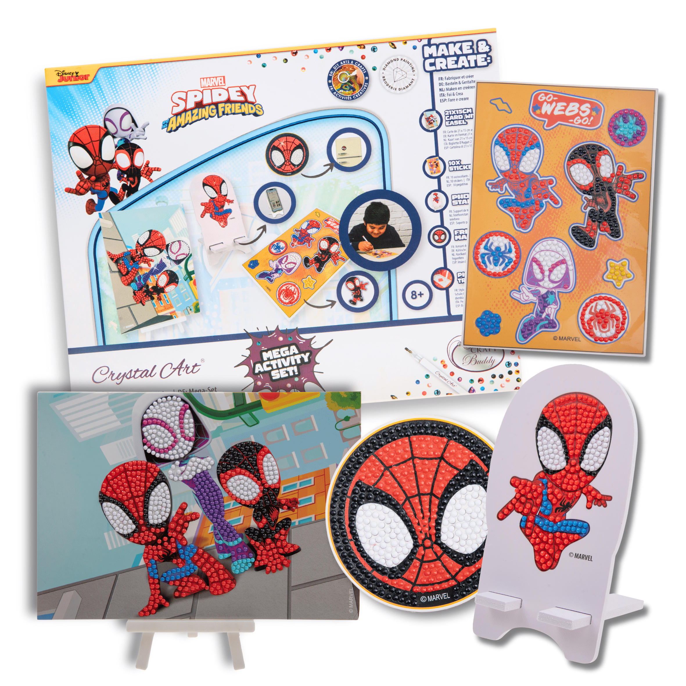 Spidey, Crystal Art Mega Activity Set