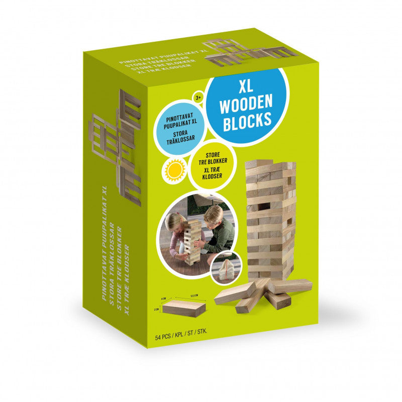 XL Wooden Building Blocks 54 pcs