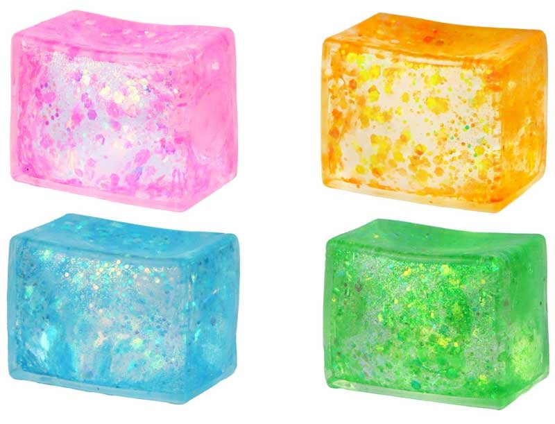 Sugar Maltose Sparkle Squeeze Cube Squishy 5cm