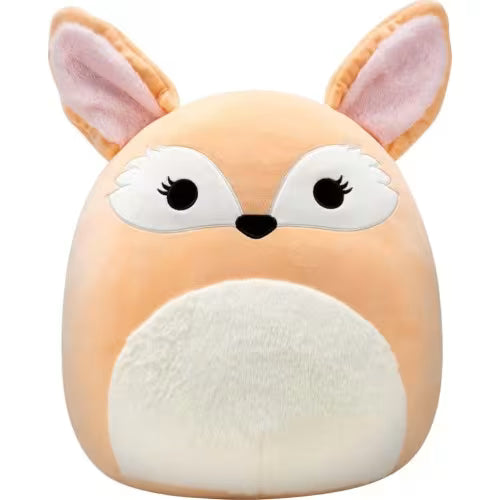 Plush toy with a fox design on a white background
