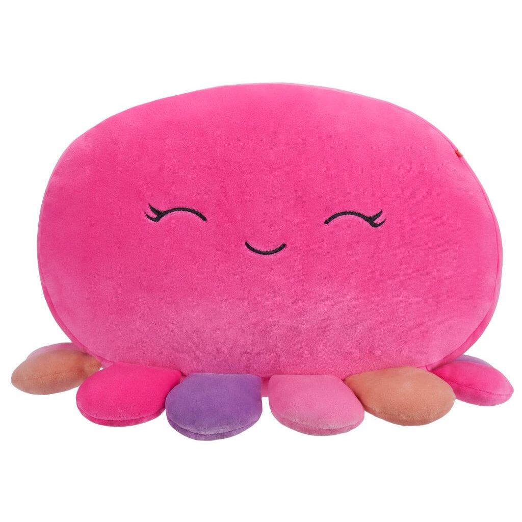 12" Squishmallow Octavia Stackables - Hot Pink Octopus W/Multicolored Tentacles