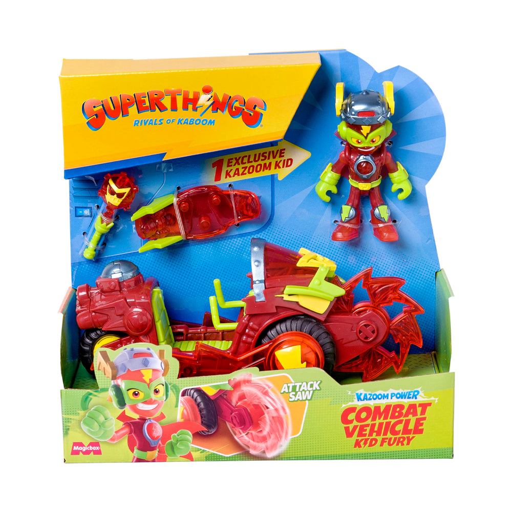 Superthings Kazoom Power Battle Combat Vehicles Kid Fury